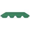 vidaXL Baldacchino per Dondolo Giardino Verde 188/168x145/110 cm