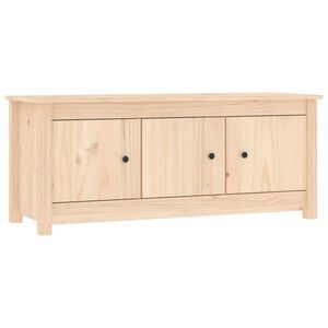 vidaXL Scarpiera 110x38x45,5 cm in Legno Massello di Pino