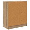vidaXL Credenza Rovere artigianale 60 x 30 x 70 cm Legno multistrato