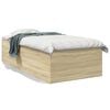 vidaXL Giroletto Rovere Sonoma 90x200 cm in Legno Multistrato