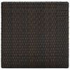 vidaXL Tavolo da Bar da Giardino Marrone 60,5x60,5x110,5 cm Polyrattan