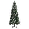 vidaXL Albero di Natale artificiale con 150 LED Verde 150 cm