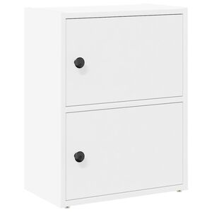 vidaXL Libreria Bianca 40x24x52 cm in Legno Multistrato