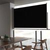 vidaXL Tenda da Sole Laterale Retrattile 140 x 300 cm Nera