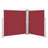 vidaXL Tenda da Sole Laterale Retrattile Rossa 160x600 cm