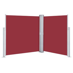 vidaXL Tenda da Sole Laterale Retrattile Rossa 160x600 cm