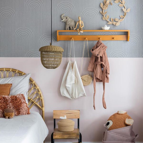 KidsDepot Set di Cesti 2 pz Bowie Corda di Cotone Naturale