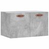 vidaXL Mobile a Parete Grigio Cemento 60x36,5x35 cm Legno Multistrato