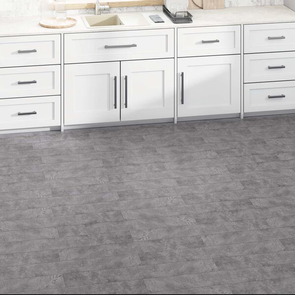 vidaXL Tavole per Pavimenti 36 pcs Grigio Cemento 5,02 m&sup2; PVC