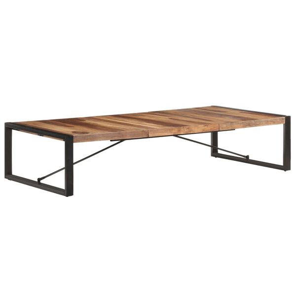 vidaXL Tavolino da Salotto 180x90x40 cm in Legno Massello