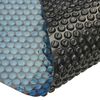 vidaXL Pellicola Galleggiante Solare PE Piscina 400x200 cm Nero e Blu