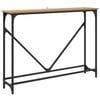 vidaXL Tavolo consolle Rovere artigianale 102 x 23 x 75 cm