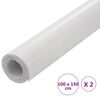 vidaXL Pellicole per Auto 2 pz 4D Bianco 100x150 cm