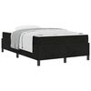vidaXL Struttura del letto Nero 120 x 190 cm Tessuto