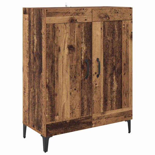 vidaXL Credenza Legno vecchio 69,5 x 34 x 90 cm Legno multistrato