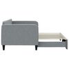 vidaXL Divano Letto con Letto Estraibile Grigio Chiaro 90x200 Tessuto