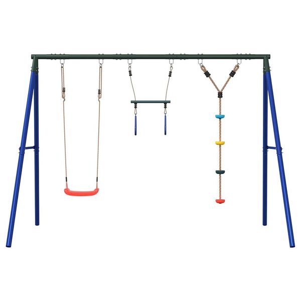 vidaXL Set Gioco da Esterno con Altalena Trapezio e Altalena a Disco