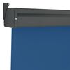 vidaXL Tendalino Laterale per Balcone 125x250 cm Blu