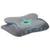 vidaXL Cuscino cervicale Grigio Schiuma Memory 58 x 38 x 12 cm