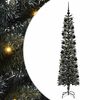 vidaXL Albero di Natale artificiale con 300 LED Verde 210 cm