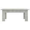 vidaXL Tavolino Salotto Grigio Cemento 100x60x42 cm Legno Multistrato