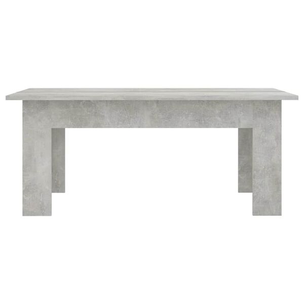 vidaXL Tavolino Salotto Grigio Cemento 100x60x42 cm Legno Multistrato