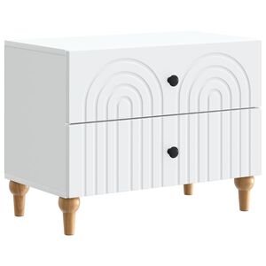 vidaXL Armadio da Notte Bianco 62 x 34,5 x 48 cm Legno ingegnerizzato