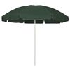 vidaXL Ombrellone da Spiaggia Verde 240 cm