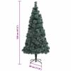 vidaXL Albero di Natale artificiale preilluminato con set di palline
