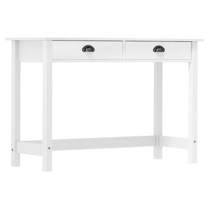 vidaXL Consolle Hill con 2 Cassetti 110x45x74 cm in Massello di Pino