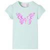 Maglietta Bambina Maniche Aletta Menta Chiaro 128