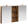 vidaXL Set di Armadi da Bagno 3 pz 110 x 10,5 x 60,5 cm