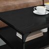 vidaXL Tavolino da salotto Rovere Nero 100 x 50 x 45 cm