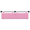 vidaXL Testata appesa Montaggio a parete Rosa 190 x 55 x 5 cm Tessuto