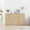 vidaXL Credenza Rovere Sonoma 120 x 36 x 69 cm Legno multistrato