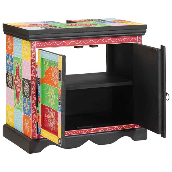 vidaXL Armadio sottolavello con archiviazione Marrone 60 x 35 x 55 cm