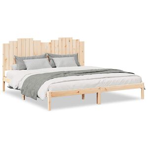 vidaXL Giroletto Extra Lungo senza Materasso 200x220 cm Legno Massello