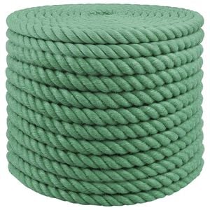 vidaXL Corda di Juta 16 mm Verde 100% juta Tossa