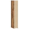 vidaXL Credenza 2 pcs Legno vecchio 30 x 42,5 x 185 cm