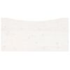 vidaXL Piano Scrivania Bianco 100x50x2,5 cm in Legno Massello di Pino