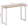 vidaXL Tavolo Consolle Marrone 110x35x76 cm Massello Mango e Ferro