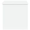 vidaXL Contenitore Portaoggetti Bianco 60x35x35 cm in Truciolato