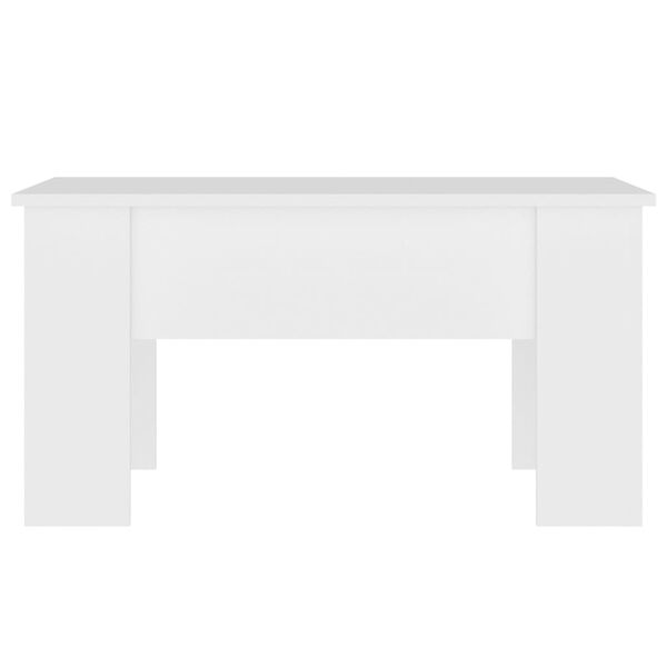 vidaXL Tavolino da Salotto Bianco 79x49x41 cm in Legno Multistrato