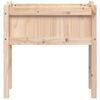 vidaXL Fioriera da Giardino con Gambe 70x31x70 cm Legno Massello Pino