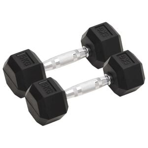 vidaXL Manubri 2 pz 5 kg Totale in Ghisa