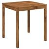 vidaXL Tavolo da cena da giardino Naturale 70 x 68,5 x 75 cm