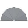 vidaXL Tenda Laterale per Terrazza Pieghevole Grigio 200 cm