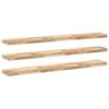 vidaXL Mensole da Parete 3 pz 120x20x4 cm Legno Acacia Non Trattato