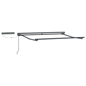 vidaXL Struttura della tenda elettrica retrattile Antracite 2,5 x 2 m