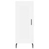 vidaXL Credenza Bianca 34,5x34x180 cm in Legno Multistrato